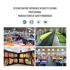 Hi Vis Áo Sơ Mi Trang Phục Xây Dựng Áo Thun Nam Phản Quang An Toàn Màu Hồng - Product Image 6