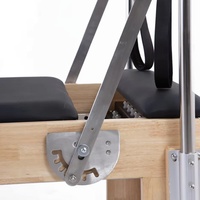 Reformer Pilates en bois de chêne durable avec système trapèze complet