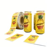 Fundas retráctiles impresas ecológicas para latas de aluminio de bebidas