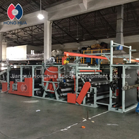 Machine de laminage de film respirant imperméable en tissu non tissé PU à transfert de points de colle thermofusible pour matériaux de canapé en TPU