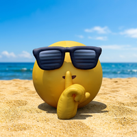 Figure publicitaire gonflable durable en PVC de haute qualité, style emoji personnalisable, longueur 8 à 10 pieds, pour l'ouverture d'un magasin