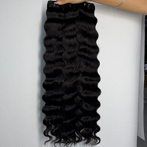 Extensions de cheveux vierges vietnamiens bouclés en plumes, pré-séparées, tissées à la machine, double trame, micro-liens, toutes couleurs, pour livraison directe - Product Image 2