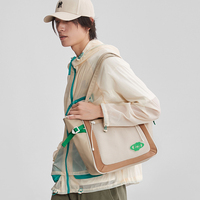 Sac fourre-tout en nylon personnalisé pour femme, léger, pour ordinateur portable, sac à bandoulière, vente en gros, pour étudiants, bureau, voyage, cadeau d'entreprise, sac à main