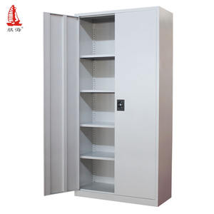 Armoire de classement en acier à 2 portes verrouillable, armoire de bureau en métal pour le classement et le stockage de documents - Product Image 2