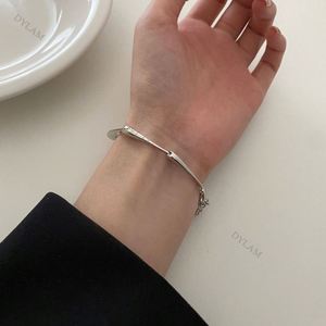 Dylam 925 Sterling Silver Italian Hollowed Circle Bead Chain Bracelet Hand <b>Accessories</b> <b>Braided</b> Link Chain Bracelet - Product Image 3