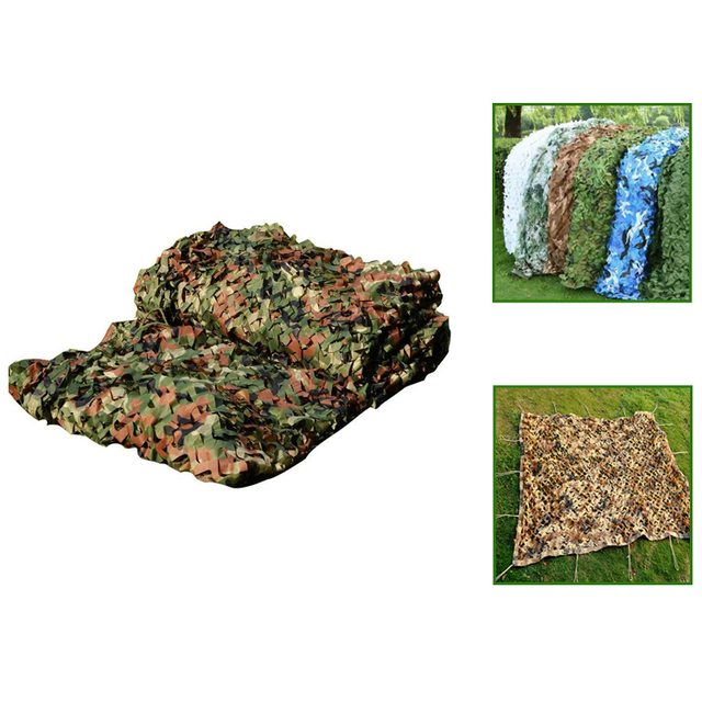 YAKEDA Camouflage Hiding Sunshade Woodland Sunscreen Camping Outdoor Tactical Accessories Training Camouflage Net
