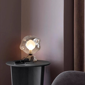 <strong>Table</strong> lamp Bedroom Bedside Lamp Italian <strong>Light</strong> Luxury High-end Sense Special-Shaped Hand-blown Glass Ball Room Atmosphere Lamp - Product Image 2