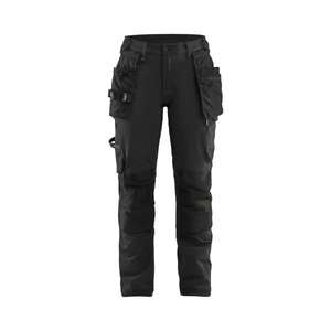 BLAKLADER - 712116459900C46 Women’s Craftsman <b>trousers</b> 4-way <b>stretch</b> <b>Black</b> - EAN 7330509922255 WORK <b>TROUSERS</b> DENIM WORK <b>TROUSERS</b> - Product Image 5