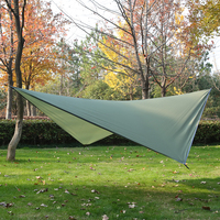 Grand auvent imperméable ultraléger pare-soleil abri extérieur survie hamac pluie mouche Camping tente bâche