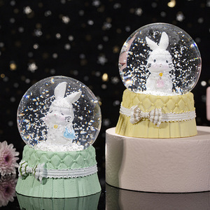 الأكثر مبيعًا دمية كارتونية من الراتنج لعبة كرة الثلج المضيئة للأطفال - Product Image 5