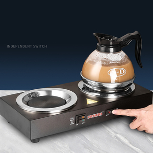 Airuisi Commercial Stainless Steel Automatic Coffee Brewer Energy-Efficient Double Coffee <b>Stove</b> for Hotels Restaurants - Product Image 3
