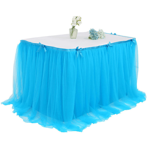 Gala Dinner Jupe de table en velours bleu royal pour jupe de table à paillettes Magic - Product Image 2