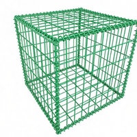 Panier et cage gabion pour extérieur en treillis soudé galvanisé, calibre de fil personnalisable