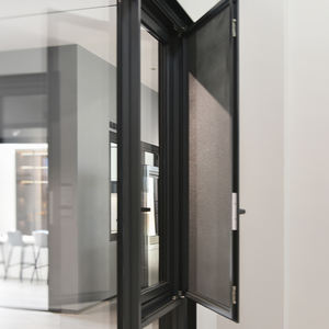 Fenêtre à battant moderne à ouverture intérieure en alliage d'aluminium mince, triple vitrage, à rupture de pont thermique, insonorisée, à économie d'énergie, résidentielle - Product Image 6