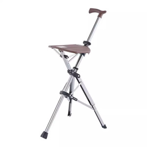Ultra-Light Aluminum Alloy Electric Crutch Stool Portable Folding Multifunctional Non-Slip Belt for <strong>Elderly</strong> Cane <strong>Chair</strong> - Product Image 4