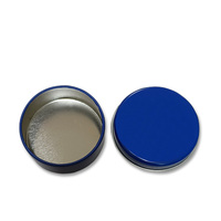 15g Mini Récipient en Étain pour Bougie Parfumée Boîte en Étain Emballage en Métal pour Bougie Petit Rond Solide Parfum Cosmétique Boîtes étui