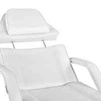 Table de massage, lit de spa, lit de tatouage, table de traitement inclinable pliable en cuir PVC avec cadre métallique