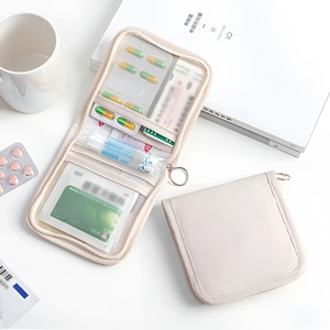 Trousse de Premiers Secours Portable en Gros, Sac de Rangement Médical pour Voyages en Plein Air, Organisateur de Médicaments d'Urgence pour Dortoir, Pliable avec Fermeture Éclair - Product Image 2