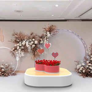 Y878 joli jardin décoratif salon meubles Commercial Public amour boîte coeur pot de fleurs siège chaise centre commercial repos banc - Product Image 4