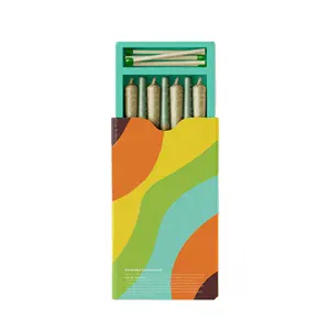 7 Pack Customize Colorful Cigarettes Packaging supplier Cigarette Rolled Boxes