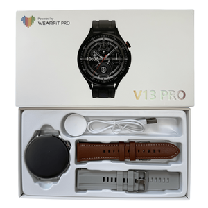 Wearfit Pro <span class=keywords><strong>V3</strong></span> smartwatch สำหรับผู้ชายหน้าจอกลม360*360 IP67แบตเตอรี่ขนาดใหญ่2สายนาฬิกาสปอร์ตกำไลข้อมือฟังก์ชันนับก้าว - Product Image 6