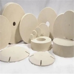 Disque de polissage en feutre de laine, outil abrasif, roue de polissage en laine, disque de polissage flexible de 5 mm pour verre, métal et non-métaux - Product Image 5