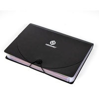 Classeur de bureau en papier format A4, 24 poches, organiseur extensible pour dossiers documents