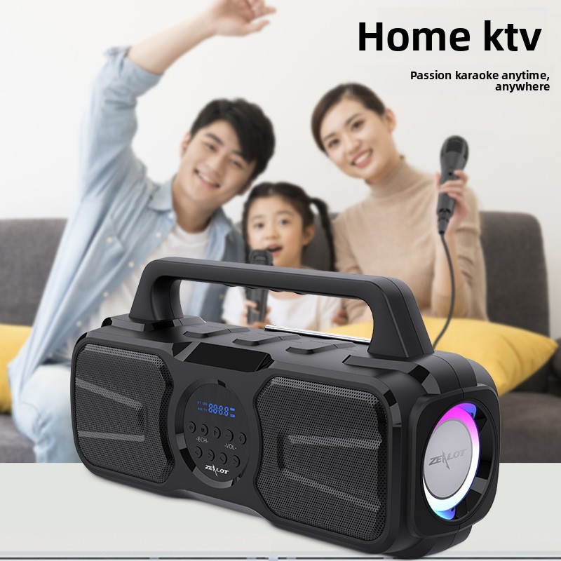 ZEALOT P2 for Bluetooth Speaker with Heavy Bass RGB LED USB Communication for Outdoor Radio for Square Dance Africa · image 4