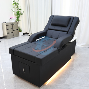 Salon de beauté tête de lavage des cheveux Spa Massage thaïlandais <span class=keywords><strong>lit</strong></span> de shampooing de pédicure à dos <span class=keywords><strong>électrique</strong></span> - Product Image 1