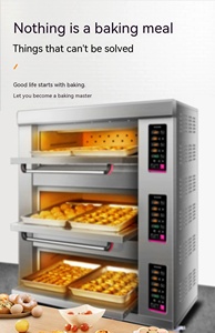 Lò nướng đối lưu thương mại Thiết bị làm bánh nhà sản xuất thương mại điện khí boong nướng lò - Product Image 6