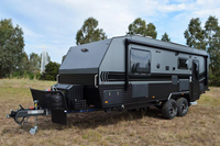 Norme australienne pour caravane de voyage tout-terrain 4x4, caravane de 21 pieds, camping-car de luxe pour 4 personnes, caravane à vendre