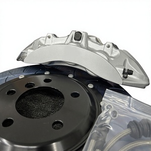 Système de freinage sport automobile V6 neuf à 6 pistons, kit d'étriers de frein surdimensionnés à 6 pistons compatible avec VW GOLF Audi - Product Image 5