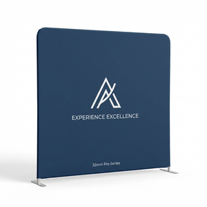 [US Stock] Portable Modern 10x7.5ft Tension Fabric <b>Display</b> Stand Hardware Only Aluminum Tube Trade Show Backdrop Frame 5-Min - Product Image 1