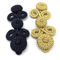 Kancing Grosir Modern Tradisional Cina Bentuk Kupu-kupu Ramah Lingkungan untuk Gaun Wanita, Mantel, Kancing Ikat Katak, Kancing Kain