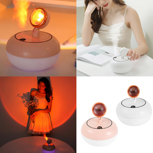 Humidificador Ultrasónico Portátil USB Mini de Escritorio con Lámpara de Atardecer para Uso en el Hogar y Dormitorio - Product Image 4