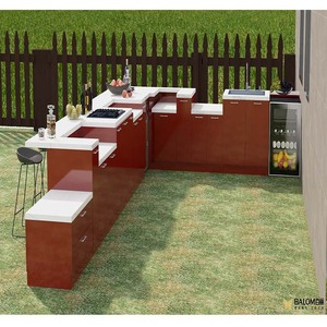 Balom economico <span class=keywords><strong>bianco</strong></span> grigio armadio da <span class=keywords><strong>cucina</strong></span> controsoffitto armadio da <span class=keywords><strong>cucina</strong></span> a forma di u <span class=keywords><strong>cucina</strong></span> modulare - Product Image 6