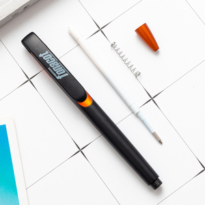 Promotional Plastic Ballpoint <b>Pen</b> Custom Logo Banner Sports Style Multi-Functional Novelty Writing Width 1.0mm Black/Blue Ink - Product Image 4