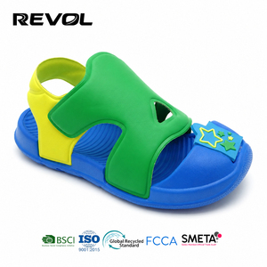 Sandalias BSCI Kids Cloud Slip-On Comfy para niños pequeños, elegantes sandalias Eva para niños y niñas, zapatos de suela gruesa antideslizantes para la <span class=keywords><strong>playa</strong></span>, la piscina y la ducha - Product Image 2