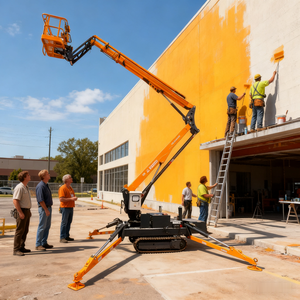 Estilo Popular 3Ton 5Ton 8Ton Spider Crane Boom telescópico Mini grúa sobre orugas Control remoto inalámbrico Certificación Ce Mini grúa - Product Image 3