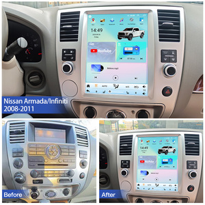 วิทยุ HFMidia หน้าจอแนวตั้ง 12.1 นิ้ว พร้อมบลูทูธ สำหรับ Infiniti Nissan Armada รองรับ Wireless CarPlay และระบบเล่นมัลติมีเดียอัตโนมัติ - Product Image 5