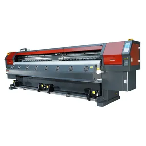 3.2m grand format éco-solvant imprimante à jet d'encre 4720 i3200 extérieur flex bannière affiches textile colorant machine d'impression par sublimation