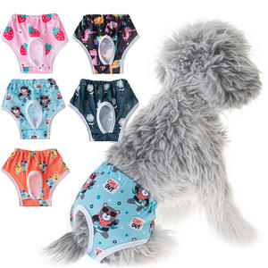 Nouvelles couches réutilisables pour chiots couches lavables pour chiens pour femmes Pet Dog <span class=keywords><strong>Belly</strong></span> Band Wrap Design de mode avec différentes tailles - Product Image 2