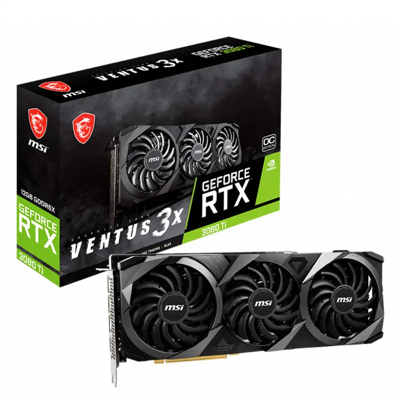 משלוח מהיר Msi Carte גרפיקה כרטיס Rog Strix RTX 3060 12g ventus 2x12Gb משחקי כרטיס גרפי