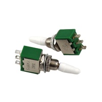 Interrupteur à bascule pour instrument en plastique 3 broches 2 positions 6 mm 2A 250V KNX