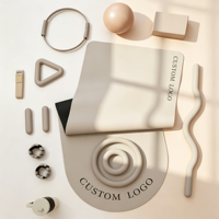 Kit d'entraînement Pilates OEM ODM pour studio de fitness, ensemble d'exercices Pilates multifonctionnel comprenant anneau, ballon, poids, bandes et tapis