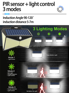 Lampu Taman <span class=keywords><strong>LED</strong></span> otomatis, lampu jalan, lampu taman, pencahayaan otomatis luar ruangan, tahan air, Sensor gerak manusia, lampu <span class=keywords><strong>LED</strong></span> 400 - Product Image 2