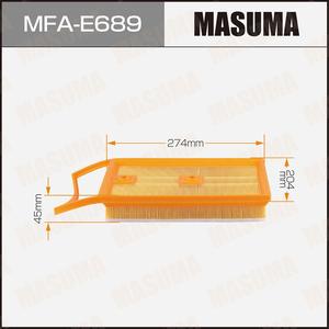 ไส้กรองอากาศเครื่องยนต์ MFA-E689 MASUMA สำหรับรถยนต์ AUDI ป้องกันฝุ่นละออง ใช้แทนของเดิมได้ - Product Image 3