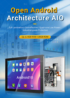 Ordinateur industriel 7 pouces 10,1 pouces avec écran tactile à lamination complète, moniteur à cadre ouvert, étanche IP65, panneau capacitif Android A133
