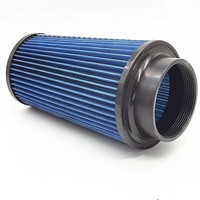Filtre à air sport conique pour voiture court, long, haut débit, performance de course, universel 102mm 76mm 3 pouces Filtre à air d'admission conique