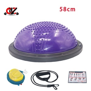 ลูกบอลทรงครึ่งวงกลม CZFIT (PVC) พื้นผิวกันลื่นสำหรับออกกำลังกายที่บ้าน ฟื้นฟูสมรรถภาพ ฟิตเนส โยคะ เสริมสร้างกล้ามเนื้อแกนกลาง - Product Image 5